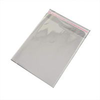 ARRICRAFT 1000pcs OPP Cellophane Bags Resealable Rectangle Clear Bags for Packaging, 195x140mm