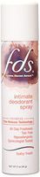 FDS Intimate Deodorant Spray Baby Fresh - 2 oz, Pack of 2