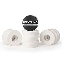 Nextrino Athletic Finger Tape (White) - XL 30' Rolls Protect Fingers and Toes in Weightlifting, Crossfit, Climbing, Martial Arts, MMA, Wrestling, Jiu Jitsu, More (12 Rolls)