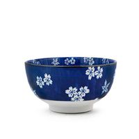 Bowl Bowls Dishware Japanese-style Ceramic Bowl, Household Underglaze Color Blue And White Ceramic Large-faced Bowl Commercial Noodle Bowl Set Tableware Gift [6 Inch 15.6cm 8.5cm] for kitchen r Hote