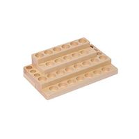 Fivtyily Large Capacity Four Layer Essential Oils Holder Wood Essential Oils Rack Holds Up to 30 Bottles