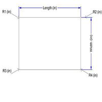 PcProfessional Custom Screen Protector (Set of 2) Sizes up to 16" by 11" for Cell Phone Tablet Laptop Monitor Screen High Clarity Anti Scratch