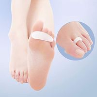 BELONG 1pair Toe Corrector Hammer Toes Separator for Toes Pads Feet Care Bunion Gel Guard Remove Corns Feet Silicone Finger Protector