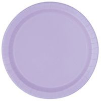 Unique Industries, Cake  Paper Plates,  20 Pieces - Lavender