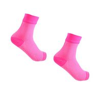 SUPVOX Ankle Compression Socks Ankle Support Brace Compression Sleeve for Plantar Fasciitis Joint Pain S/M Pink
