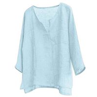 Jushye Mens Tops,Fashion Brief Breathable Comfy Solid Plus Size Long Sleeve Loose Casual T Shirt Blouse Pullover