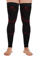 Mojo Compression Stockings Medical Thigh Leg Sleeve 20-30mmhg Black/Red Small