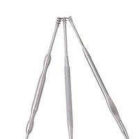 Dolland 3 Pcs Ear Wax Removal, Ear Pick Stainless Steel Medical Grade - Helps Prevent Wax Build up and Infection
