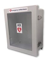 Defibrillator AED Cabinet Enclosure Box with Window - Weather Resistant Waterproof/Larger Enclosure FITS All Models (Inside Dimensions of 14'' Tall x 12'' Wide x 6'' Depth)