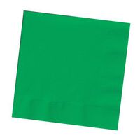 Creative Converting Touch of Color 200 Count 2-Ply Paper Beverage Napkins, Emerald Green