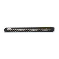 Black Box Corp JPM814A Cat6 Feed-through Patch Panel, Shielded,24-Port