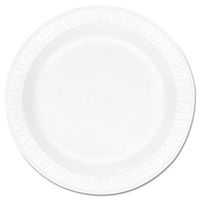 Concorde -Foam Plastic White Non-Laminated 9 in. Plate -- 500 Per Case.