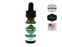 Hemp Oil Extract (250mg) Blueberry Flavor - for Pain Relief and Anti-Anxiety Support - All Natural Ingredients - Promotes Relaxation and Overall Good Health