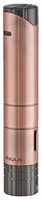 Xikar Turrim Cigar Lighter, Single Jet Flame, Oversized Fuel Tank, Refillable, Piezo Ignition, Bronze With Gunmetal Trim