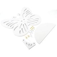 Jacksking Storage Rack Wall Shelf，Butterfly Shape Storage Rack Wall Shelf Rural Style Home Decoration Convenient Household
