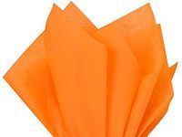 Flexicore Packaging Bright Orange Gift Wrap Tissue Paper Size: 15 Inch X 20 Inch | Count: 100 Sheets | Color: Bright Orange