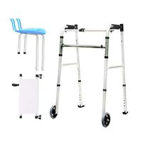 Rolling Walkers Walkers Armrest Walking Stick Walking Frame Upright Walker Wheelchairs Folding Lightweight 41.55086cm Walker Folding Walker Driving A Walker for Elderly People with Se
