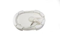 Electrode Patches Pads Holder-Electrode Wire Holders (2 pcs) + 4 pcs Hand Shaped Pads and Wires w. 2.5mm Metal Plug for HealthmateForever Pain Relief TENS Unit Muscle Stimulator