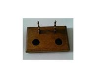 Crane's Fountain Pen and Ink Bottle Holder Solid Wood Base