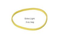 Color-Coded Latex-Free Rubber Bands - Yellow - Extra Light