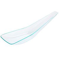 Tiny Temptations 6505-GRN 5" Tiny Tensils Disposable Green Plastic Spoon - 200/Case By TableTop King