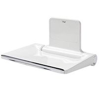 ZHAO XIN Ergonomic Shower Chair | Wall Mounted Folding Bathroom Stool Seat Bench | for Disabled, Handicap, Elderly, Pregnant Women | Load of 550 lbs