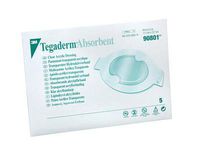 Tegaderm Absorbant Clear Acrylic Dressing, Medium, 4.4"X5"