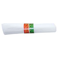 Hoffmaster 119982 FashnPoint CaterWrap Festive Holiday Pre-Rolled White Dinner Napkin with Metallic Cutlery (2 Packs of 50)