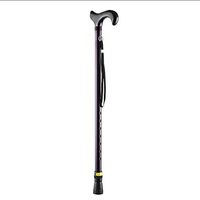TDM Elderly Crutches, Lightweight Walking Sticks, Four-Legged Multi-Function, Anti-Skid, Telescopic, with Lights