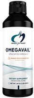 Designs for Health OmegAvail Smoothie - Mango Peach TG Fish Oil Emulsion, Triglyceride Fish Oil (43 Servings / 16oz)