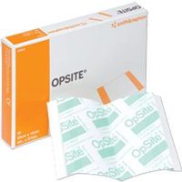 OPSITE Transparent Adhesive Dressing, 5 1/2X4 Inches, Creates Moist Environment, 10 ea