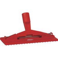 Vikan 55004 Floor Model Scrub Pad Holder, 9" L x 3-45/64" W Polypropylene, Red