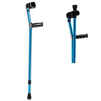 AILSAYA Forearm Crutch Elbow Crutches Foldable Ultralight Aluminum Assistance Double Adjustable with Comfy Handle Adjustable Folding Metal Walking Cane Elbow Walking Stick for The Young and Elder