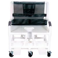 Sammons Preston Bariatric Shower/Commode Chair (With Footrest )