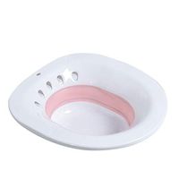 58bh Sitz Bath for Toilet Seat,Portable Foldable Hanging Toilet Sitz Bath, for Postpartum Care, Hemorrhoids Treatment
