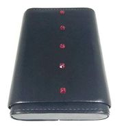 Aficionada Style 5 Cigar Leather Humidor - Siam