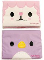 Amainoo Travel/Pocket Tissues, 60 Counts Each (2 Pack, 120 Tissues Total, Cute Character Tissue for Kid, School, Travel, Camping, Office, car)