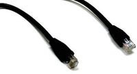 BattleBorn 1 Foot Cat5e Cat5 Network Ethernet RJ45 UTP LAN Cable Cord - Black