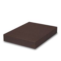 Black Pinstripe Kraft Gift Box 11-1/2" X 8 1/2" X 1 1/2" | Quantity: 100