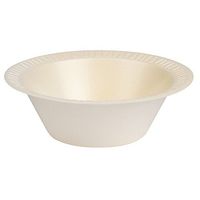 TableTop King 12BWHQR Quiet Classic 10-12 oz. Honey Laminated Round Foam Bowl - 1000/Case