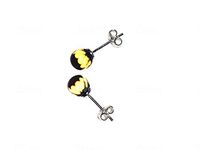 Baltic Amber Earrings by Umai - Healing Amber + Silver (Milk)