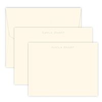 Personalized Embossed Stationery Set - 100 Pieces