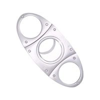 DOITOOL 1Pc Cigar Cutter in Stainless Steel with Double Cut Blade for Most Size of Cigars