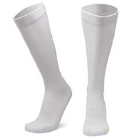 Graduated Compression Socks (Solid White 1 Pair, US Women 11-13 // US Men 9.5-12.5)