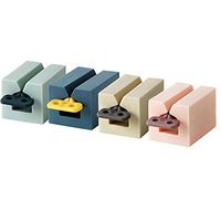 RONRONS 4 Pack Toothpaste Tube Squeezer Multifunction Manual Rotate Tube Rollers Dispenser Wringer Seat Holder