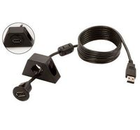 USB Extension Cable w/two dash mounting options