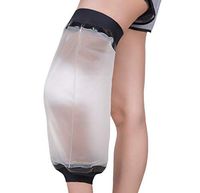 Adult Knee Cast Cover Shower Waterproof Knee Surgery Shower Cover, Watertight Shower Bandage and Wound Protector for Knee Replacement Surgery, Cast and Wound