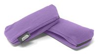 Universal Crutch Underarm Pad Covers - Luxurious Soft Fleece with Sculpted Memory Foam Cores (Playful Purple)