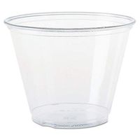 Solo TP9R Ultra Clear Cups, Squat, 9 oz, PET, 50/Bag, 1000/Carton