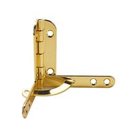 MroMax 28mm x 22mm /33mm x 30mm /43mm x 39mm Quadrant Hinge Gold Tone for Humidor Boxes Wine Cigar Case
